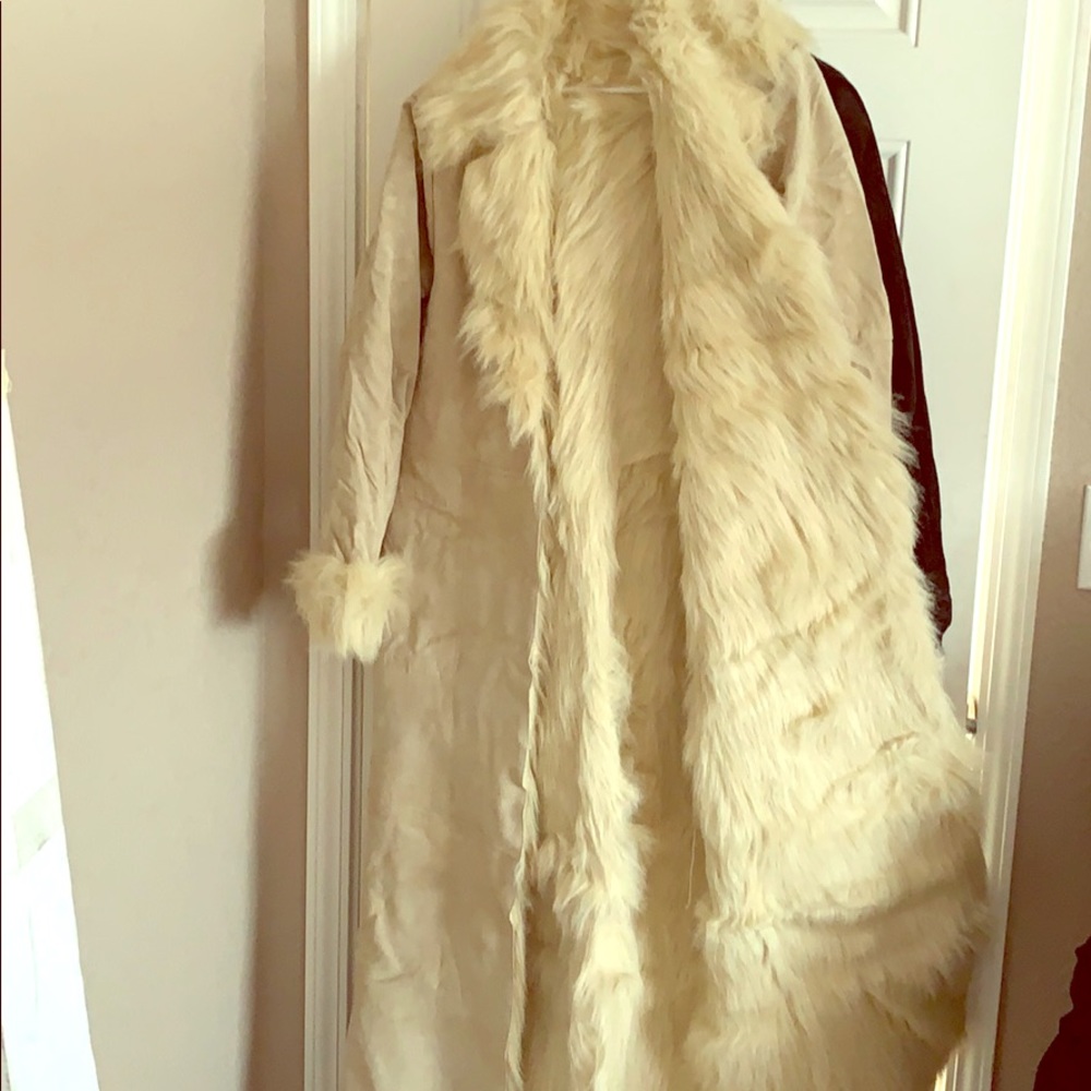 Suede coat